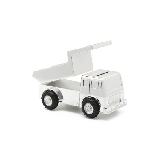 Zilverstad verzilverde spaarpot ''truck'' 8126261